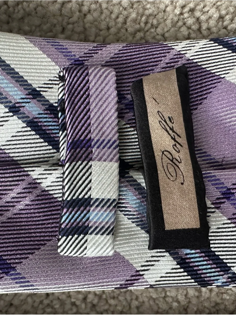Men’s Designer Silk Tie Lot of 3 Tom James Perry Ellis Arnold Brant